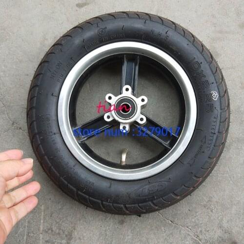 2019 hot sale made in china 10 inch 10X2.25 wheel rim scooter for electric scooter mini bike hub aluminum alloy hub frame