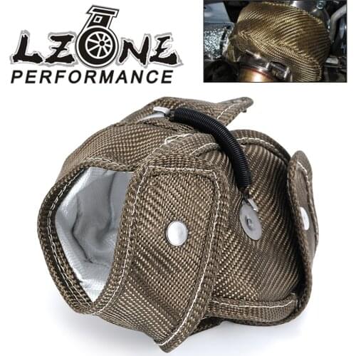 LZONE - TITANIUM turbo heat shield turbo blanket FOR Audi S3 / Volkswagen Golf Mk7 / Seat Leon JR-TBF05