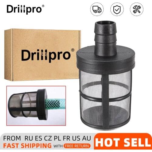 High Pressure Washer Plastic Water Suction Filter Dust Strainer 19mm Connector Water Pump