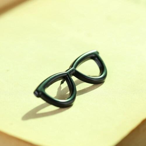 2018 Fashion Jewelry Glasses Brooch Collar Corner Pin Buckle Suit Corsage Men Brooch Three Color For Choose