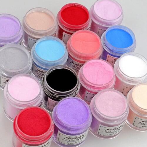 Acrylic Powder 5gram/Jar Fabulous Neon Colors Ombre Nails Design Manicure Powder Manicure Set Kit Professional Nail Accessory