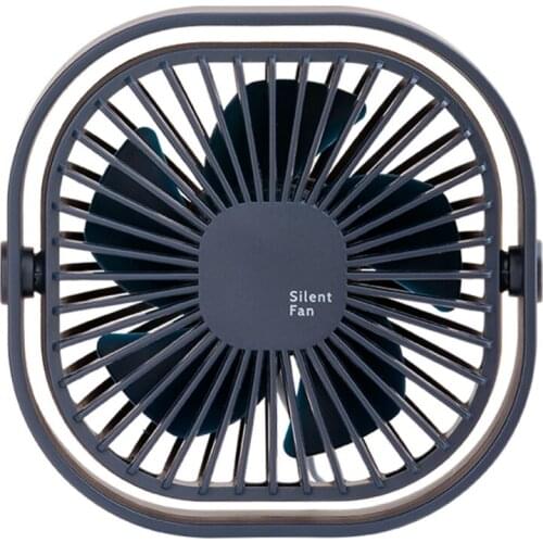 Foldable Mini USB Desk Fan with Adjustable Angle Personal Desktop Table Fan Quiet for Home Bedroom Office 3 Speeds