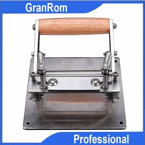 Stainless Steel Manual Leather Thinning Machine Craft Cutting Peeler Tools Hand Leather Scraper Leather Shovel Tool