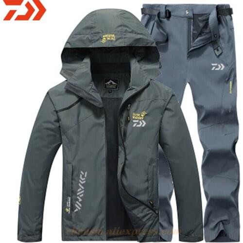 DAIWA Fishing Clothes Outdoor Fishing Clothing Quick-drying Pants Mens Fishing Suit Breathable Sunscreen Fishing Jacket