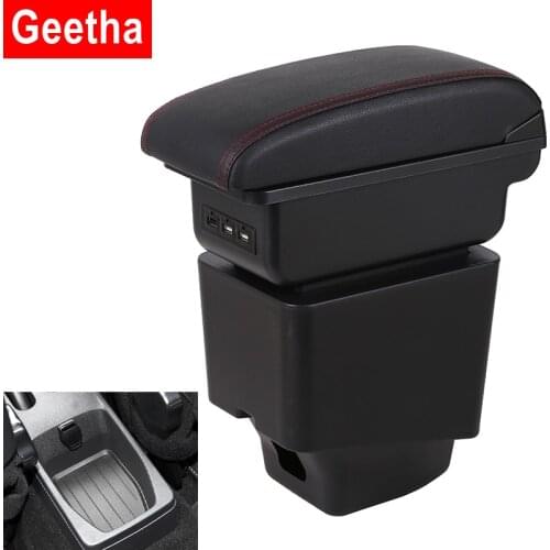 For Renault Captur kaptur Armrest box Car Center Centre Console Storage Box Car modification accessories cup holder ashtray USB