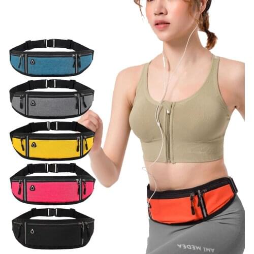 Professional Outdoor Running Bag Phone Anti-theft Pack Running Belt Waist Bags Waterproof Belt Men Women Gym Waist Pack