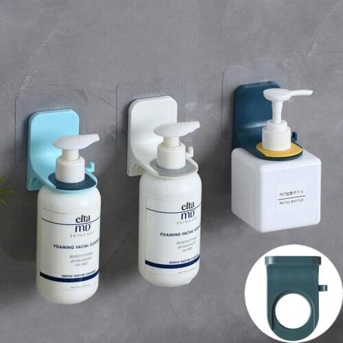 Strong Hanging Non-marking Sticker Shower Gel Rack Bathroom Wall Mounted Shampoo Organizer Holder hand Soap Kitchen Strong Hooks