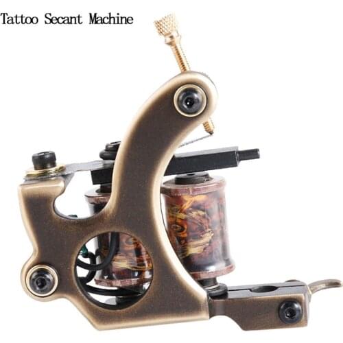 Rotary Tattoo Machine Gun Motor 10 Wraps Coil Liner and Shader Body Art Tattoo for Tattoo Power Supply Machine Pen Tattoo Supply