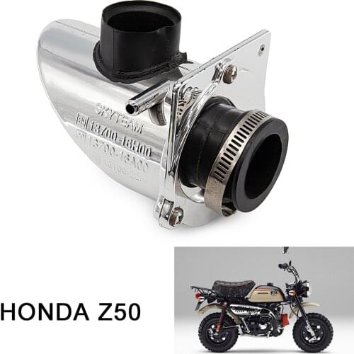 Mini Moto Scooter Silver Motorcycle 35mm Air filter Fit For honda Monkey Bike Orangutan Bike Parts Z50 Dirt Pit Bike Z50