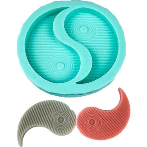 Silicone Tai Chi Bagua Moulds for Wax Melts Silicone Mould Silicon Food Moulds Candy Molds Chocolate Molds DIY Wax Melt