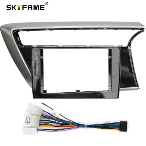 SKYFAME Car Frame Cable For PERODUA MYVI 2017+ Android Big Screen Dask Kit Fascia Frame Line