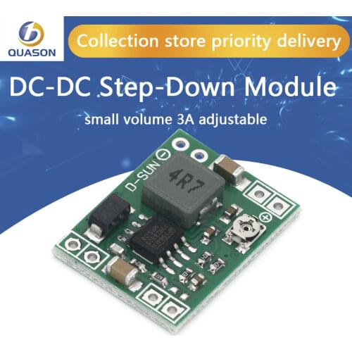 Ultra-Small Size DC-DC Step Down Power Supply Module MP1584EN 3A Adjustable Buck Converter for Arduino Replace LM2596