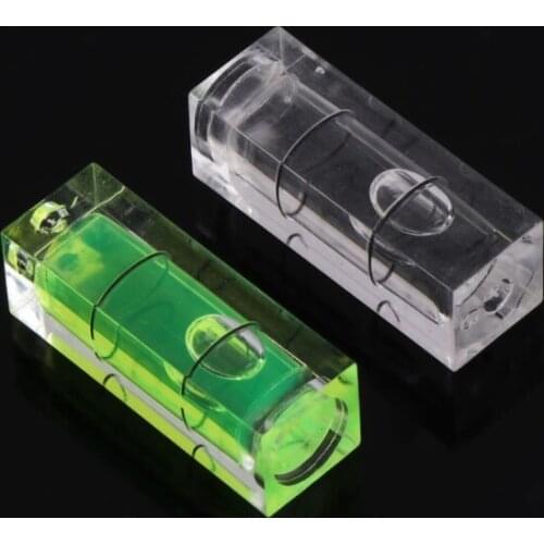 GXMA 5 Pcs 10x10x29mm Universal VIAL Square Bubble Level Tripod Measuring Camera