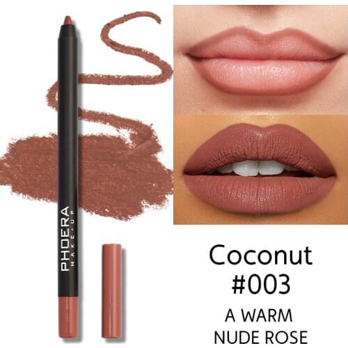 1Pcs Cosmetic Lipstick Pen Professional Matte Waterproof Lady Charming Lip Liner Contour Makeup Lipstick Tool TSLM1