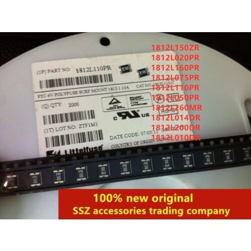 100PCS 1812L150ZR 1812L020PR 1812L160PR 1812L075PR 1812L110PR 1812L050PR 1812L260MR 1812L014DR 1812L200DR 1812L010DR