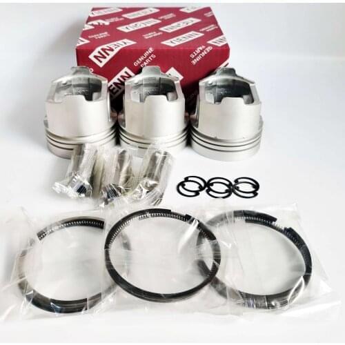 3CD1 3CD1T Piston With Ring Set For Isuzu Mini Excavator Diesel Engine Repair Parts