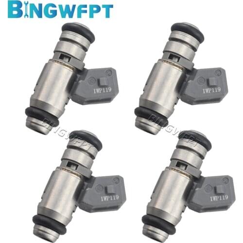 4PCS IWP119 Fuel Injector Nozzle for FORD FIESTA V KA (RB) Metal+Plastic Fuel Injectors Car Accessories
