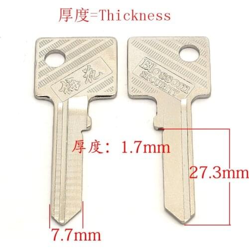 A225 Wholesale Locksmith Keymother Brass House Home Door Blank Empty Key Blanks Keys 20 pieces/lot