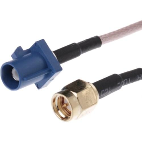 Fakra C Adapter Plug to SMA Male GPS Antenna Extension Cable RG316 Pigtail DXAC