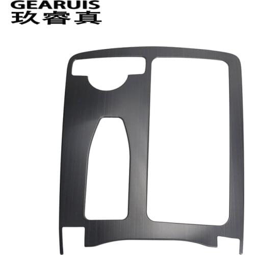 Car Styling Multimedia Handrest Panel Covers For Mercedes Benz W204(2007-2013) W212(2010-2012) C Class E Class Auto Accessories