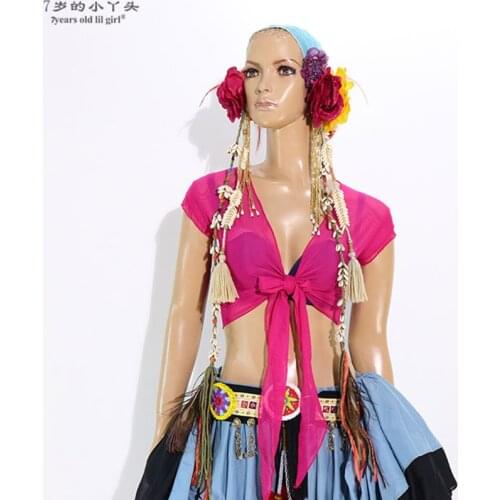 Ballroom Dance Costume Tops Flamenco Blouses Standard Modern Outfits Waltz Latin Salsa Rumba Dancewear Tops CSS31-35