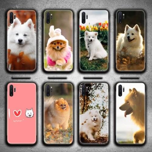 Japanese Spitz Dog Phone Case For Samsung Galaxy Note20 Ultra 7 8 9 10 Plus Lite M51 M21 M31 J8 2018 Prime