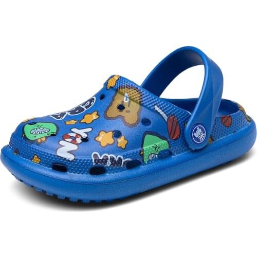 Children Summer Leisure Clogs EVA Light-Weight Baby Sandals for Kids Crocse Colorful Shoes Boys Girls Home Slippers