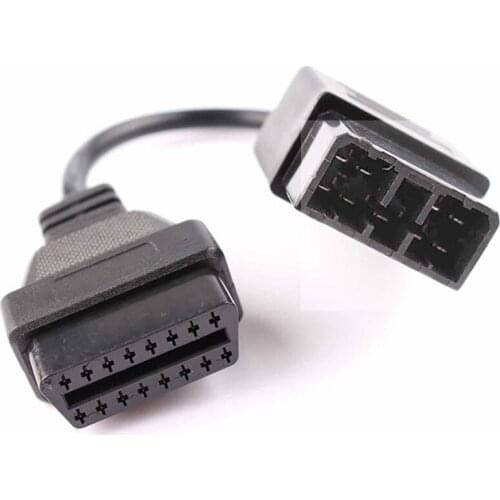 9 To 16 Pin OBD2 Diagnostic Tools ELM327 Connectors OBD Extension Cable For Subaru Automobiles