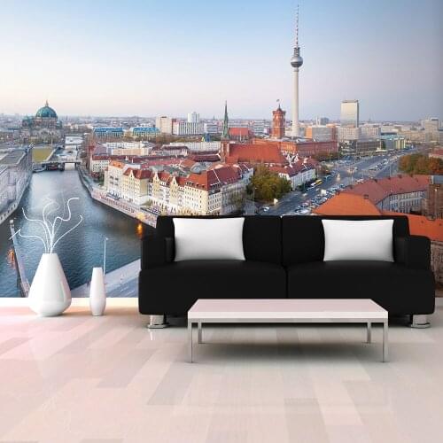 Wall mural-Berlin view from Fischerinsel - 350x270 cm
