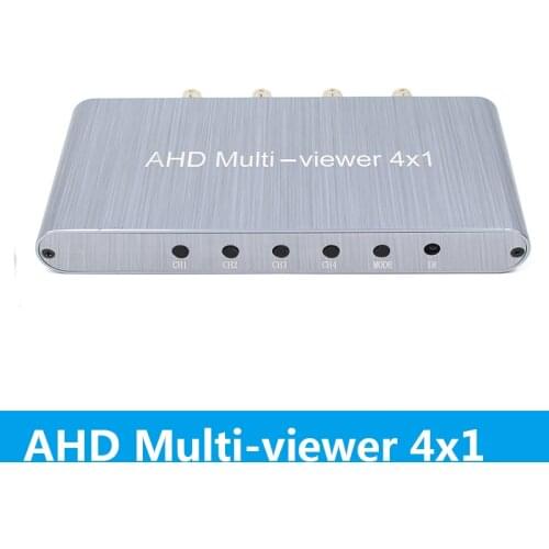 Wiistar AHD 4x1 Multi-viewer AHD Switcher 4 in 1 out 1080P HDMI Quad Screen Real Time Multiviewer support Two models switching