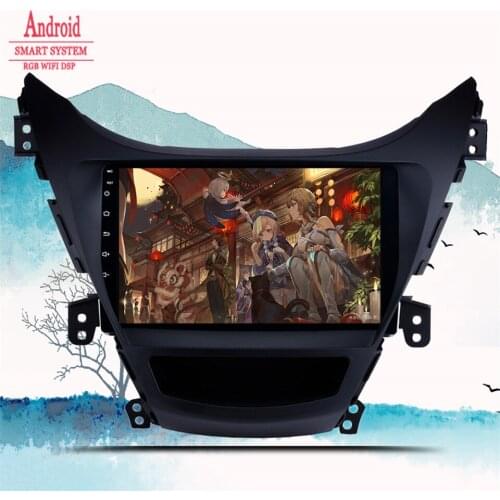 Multimedia Player Car Auto Radio For Hyundai Elantra Avante I35 2011 2012 2013 Android 10 Navigation GPS 2 din DVD Tape Recorder