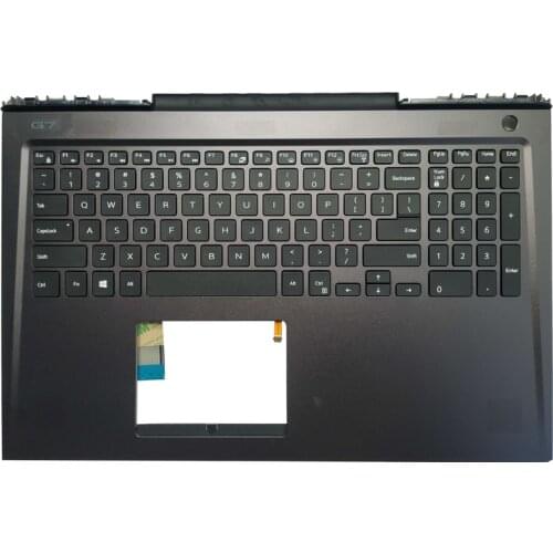 New Laptop English Keyboard for DELL inspiron G7 7588 US with Palmrest Cover 09MK3W Backlight