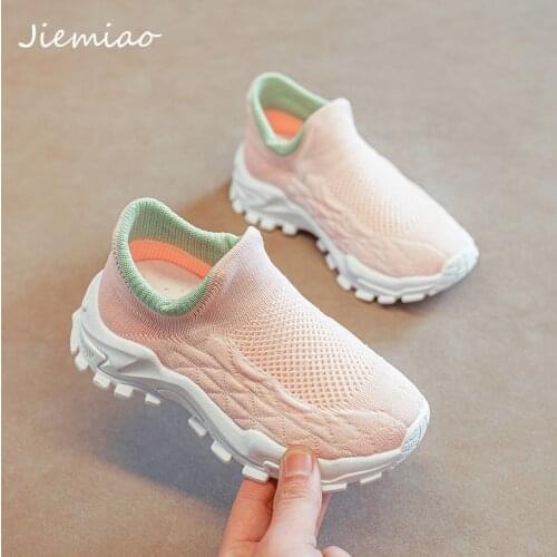 JIEMIAO 2021 New Summer Autumn Kids Shoes Mesh Breathable Boys Girls Sport Shoes Children Casual Sneakers Baby Toddler Shoes