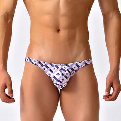 Half-Hip Mesh Mens Swim Briefs Low Waist Bikini Swimwear Swimming Trunks For Man Sexy Gay Swimsuit Beach Shorts Desmiit 2021 Hot