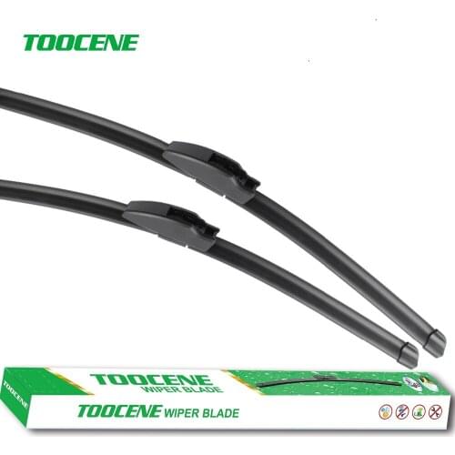 Toocene Windscreen Wiper blades for Toyota IQ 2008-2015 pair 21''+18'' Auto front window Windshield Wipers Car Accessories