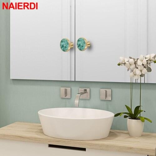 NAIERDI Nordic Diamond Furniture Handles Elegant Cabinet Knobs Handles Wall Hooks Hanging Hook Zinc Alloy Kitchen Cupboard Pulls