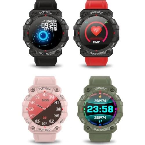 IP67 Smart Watch Men Women 1.44 Inch Full Touch Fitness Tracker Heart Rate Monitoring Sports Watches