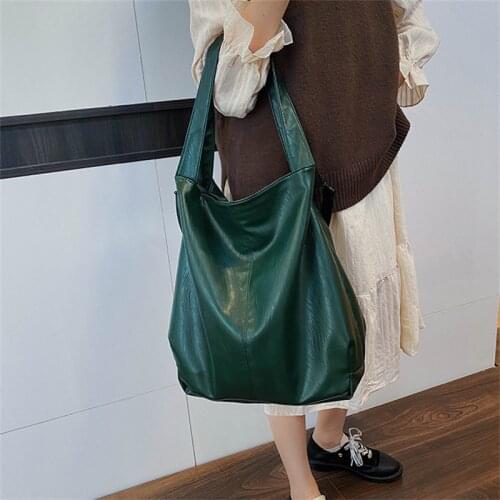 Shoulder Bags For Women Large Capacity Waterproof Ladies PU Leather Handbag Female Casual Fashion Tote Purses