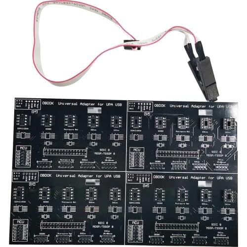 UPA USB V1.3 Universal Eeprom Adapter UPA-USB ECU Programmer with 8 Soic Clip Cable For I2C/SPI Microwire Eeprom Programming