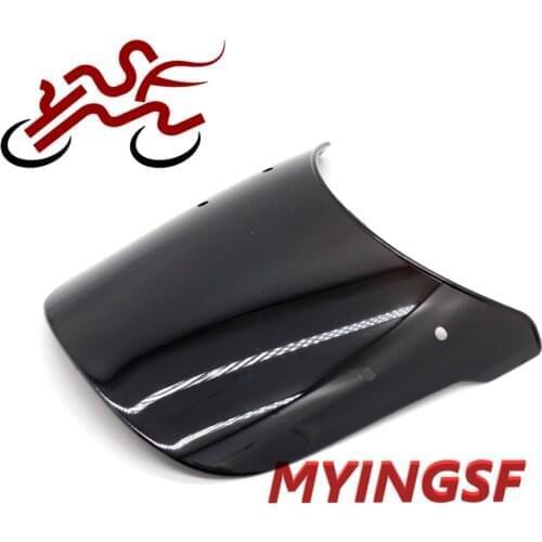 Universal Windshield for 7" Round Headlights Motorcycle Windscreen Pare-brise Motorbike Wind Deflectors Smoke