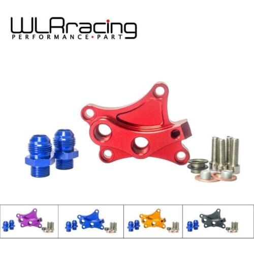 WLR - Oil Block Adapter For Nissan S13 S14 S15 SR20DET Oil sandwich adapter WLR6731