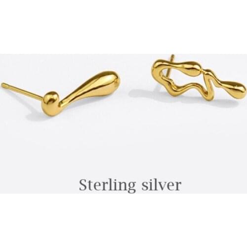 Sole Memory Creative Mini Guitar Notes 925 Sterling Silver Fashion Female Stud Earrings SEA795