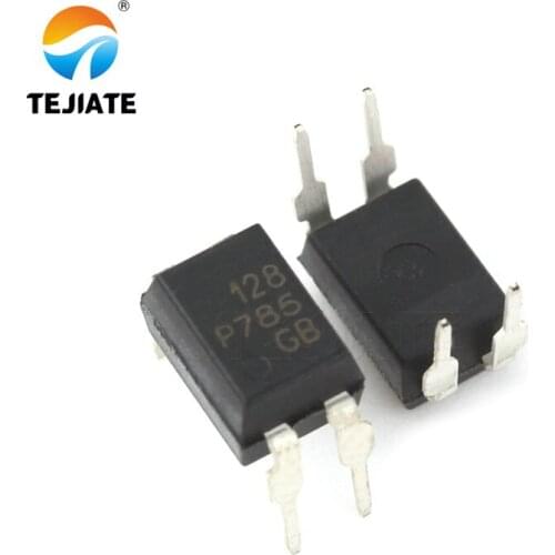 10PCS TEJIATE Optocoupler TLP785 P785 SOP-4 SMD Transistor Photoelectric Output Optical Isolator Imprint 128