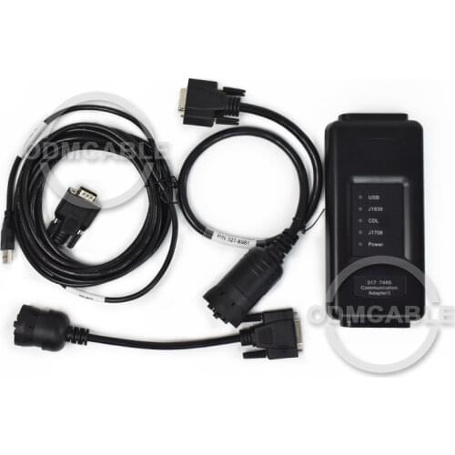 317-7485 Communication Adapter III ET3 Adapter III truck auto diagnostic scanner for cat3 6 Pin with 9 Pin to 14 Pin cable