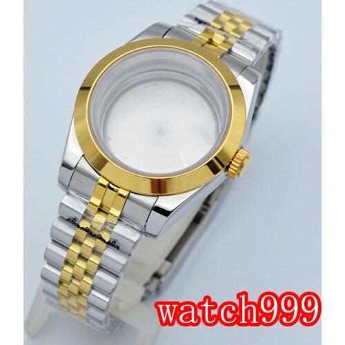 36mm/40mm case sapphire glass jubilee bracelet fit NH35 NH36 ETA 2836 2824 Miyota 8205 8215 821A Mingzhu DG2813 movement