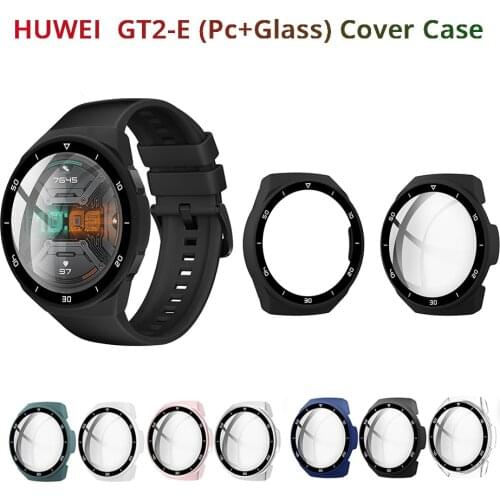 PC Case For Huawei Watch Gt2e Tempered Glass Case Full Cover Bumper For Huawei Watch Gt 2e Protective Shell Screen Protector