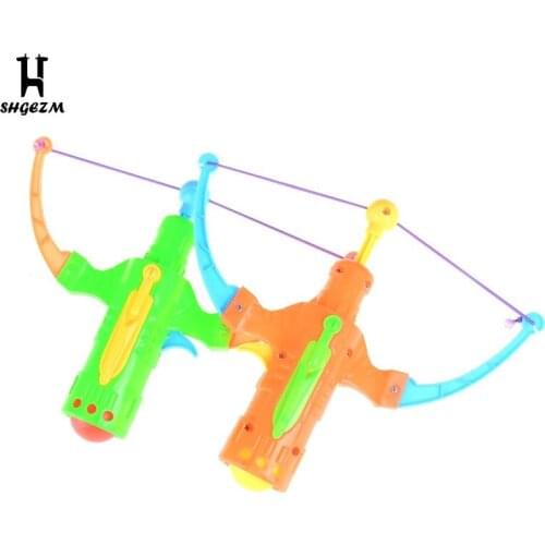 EHBqna Arrow Table Tennis Gun Bow Archery Plastic Ball Flying Disk Shooting Toy Outdoor Sports Gift Slingshot Hunting Toy
