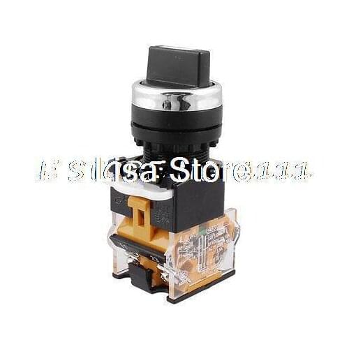 Electric NC/NO 2 Position Ith 10A Ui 400V Rotary Selector Push Button Switch