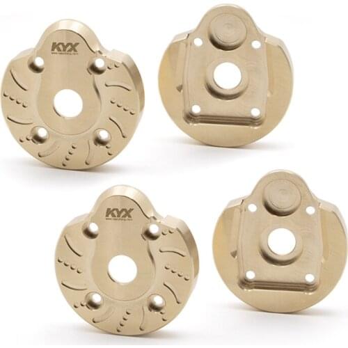 Brass material axle counterweight outer cover for Axial scx10III axle cover AX103007