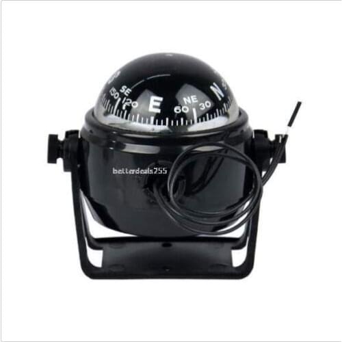 Multi-Purpose Sea Marine Bracket Mount Car Compass Voyager Outside Fits Boat Caravan Truck Black Anti-Corrosion Waterproof